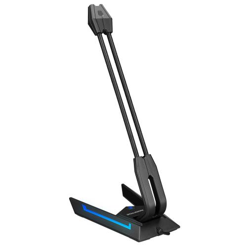 En ucuz RAMPAGE SN-RM7X Siyah Masaüstü Led Mikrofon MASA ÜSTÜ MİKROFON